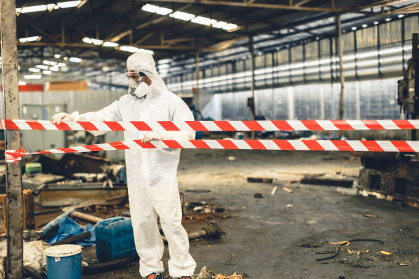 Professional Crime Scene Cleanup technician working in Montville, CT